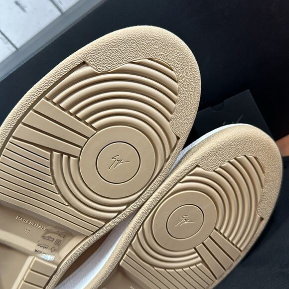Giuseppe Zanotti GZ94 Low Top Leather Sneakers Size 41 - Picture 11 of 15